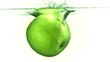Video: Apple splashing into water in slow-motion Apple splashing into water in slow-motion