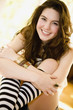 Hispanic woman smiling