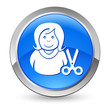 Friseur - Button