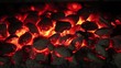 Burning coals