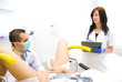Female gynecological examination