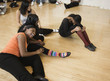 Students in dance class