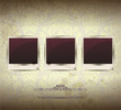 Vector: Elegant Vintage empty Photo frame Background. Elegant Vintage empty Photo frame Background.