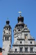 detail neues rathaus in leipzig