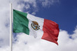 Flapping Mexican flag