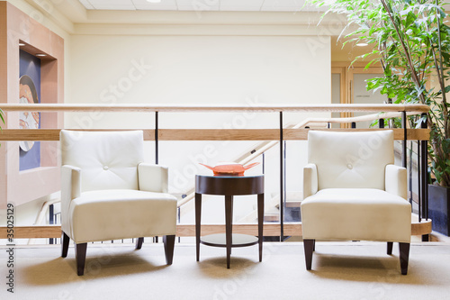 Photo: Armchairs in hotel lobby Armchairs in hotel lobby