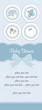 baby boy announcement card
