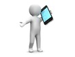 Figur mit Handy