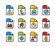 drawn interest icons