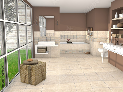 Bathroom Design on 3d Design   Badezimmer   Bathroom    W3 Media De  35034397   See