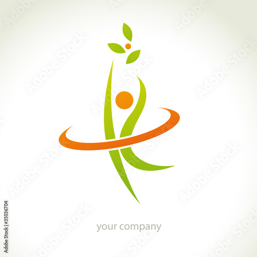 Vector: logo forme, logo santé, logo bien-être logo forme, logo santé, logo bien-être