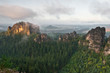 Sonnenaufgang in der Sächsischen Schweiz