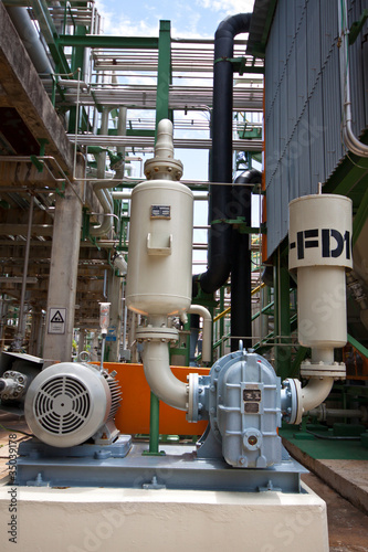 Photo: blower in factory blower in factory