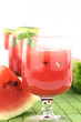 Watermelon juice decorated with mint Watermelon juice decorated with mint