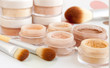 cosmetic brushes and make-up