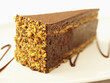 Close up of chocolate tort