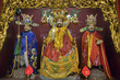 Ornate statues in Vietnamese temple