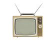 1960's Portable Television with Antennas Up 1960's Portable Television with Antennas Up