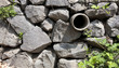 stone and tube