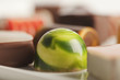 Close up of various candies