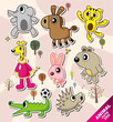 cartoon animal icons