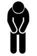 謝る人　イラスト
