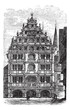 The Gewandhaus of Brunswick, or Braunschweig, Lower Saxony, Germ