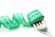 fork and measuring tape for a healthy lifestyle fork and measuring tape for a healthy lifestyle