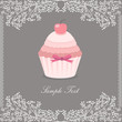 Vector: beautiful cupcake design beautiful cupcake design