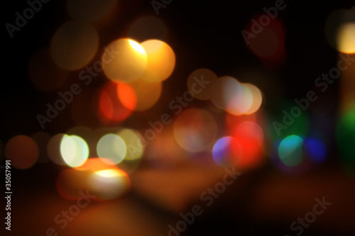 Photo: night city bokeh lights background night city bokeh lights background