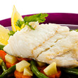 Fish dish - fish fillet and vegetables