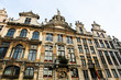 Old houses on the Grand Place in Brussels