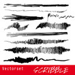 Vectorset SCRIBBLE