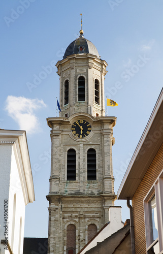 Photo: Saint Laurentius church in Lokeren in Belgium Saint Laurentius church in Lokeren in Belgium