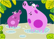 Happy Pink Pigs