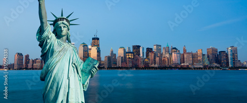Photo: New York Manhattan statue de la Liberté New York Manhattan statue de la Liberté