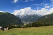 Campitello village and Fassa valley, Italy Campitello village and Fassa valley, Italy