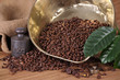 Fresh roasted coffee beans