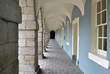 archway at collins barracks dublin ireland