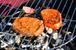 Foto: Steak auf Grill Steak auf Grill