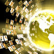 Media technology concept