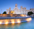 Plaza de Cibeles, Madrid, Spain.