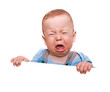 The crying boy