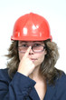 beautiful female architect