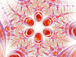 Beautiful bright jewel like fractal flower Beautiful bright jewel like fractal flower