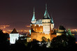 Bojnice castle, Slovakia at night. Bojnice castle, Slovakia at night.