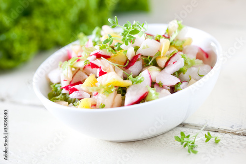 Photo: frischer Radieschensalat frischer Radieschensalat