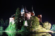 Haunted castle - Bojnice, Slovakia at night.
