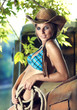 sexy woman with cowboy hat sexy woman with cowboy hat