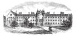 St Patrick's College or Maynooth College in Ireland vintage engr